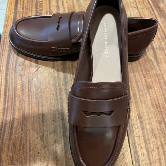 Loeffler Randall Women's Rachel Expresso Leather Loafer Size 8 - Picture 5 of 11